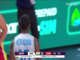 男篮亚洲杯 印度VS中国 20250807封面图