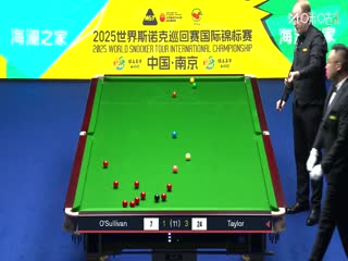 2025斯诺克国际锦标赛延期资格赛第一轮 罗尼·奥沙利文6-5艾伦·泰勒 20251102封面图