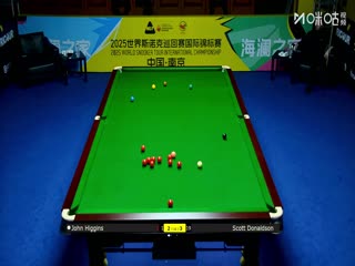 2025斯诺克国际锦标赛16进8 斯科特·唐纳森5-6约翰·希金斯 20251105封面图