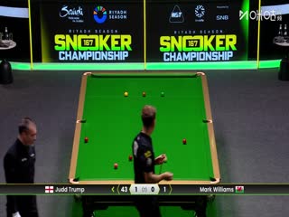 斯诺克利雅得狂欢季沙特大师赛四分之一决赛 贾德·特鲁姆普4-0马克·威廉姆斯（朱蒙） 20251121