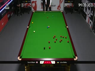 斯诺克英锦赛资格赛第三轮80进48 大卫·吉尔伯特6-5尤利安·博伊科 20251125