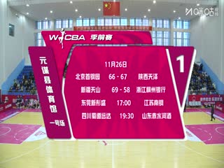 WCBA 季前赛 东莞新彤盛VS江苏南钢 20251126