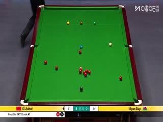 斯诺克英锦赛正赛32进16轮次 斯佳辉6-0瑞恩·戴 20251129