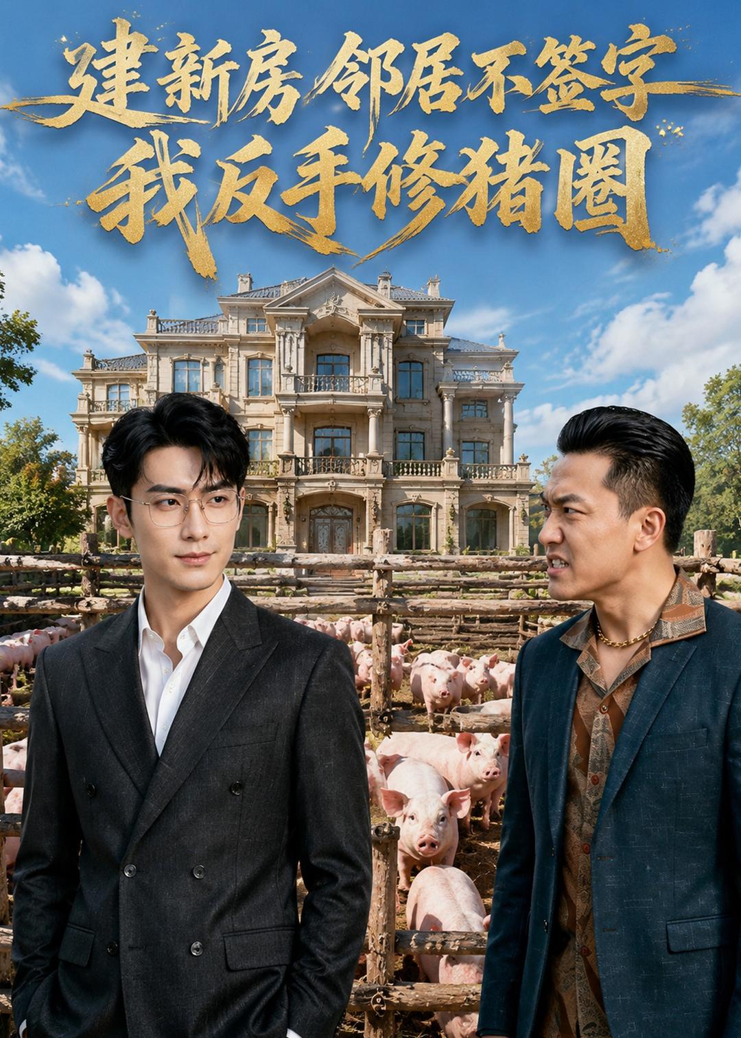 建新房邻居不签字,我反手修猪圈
