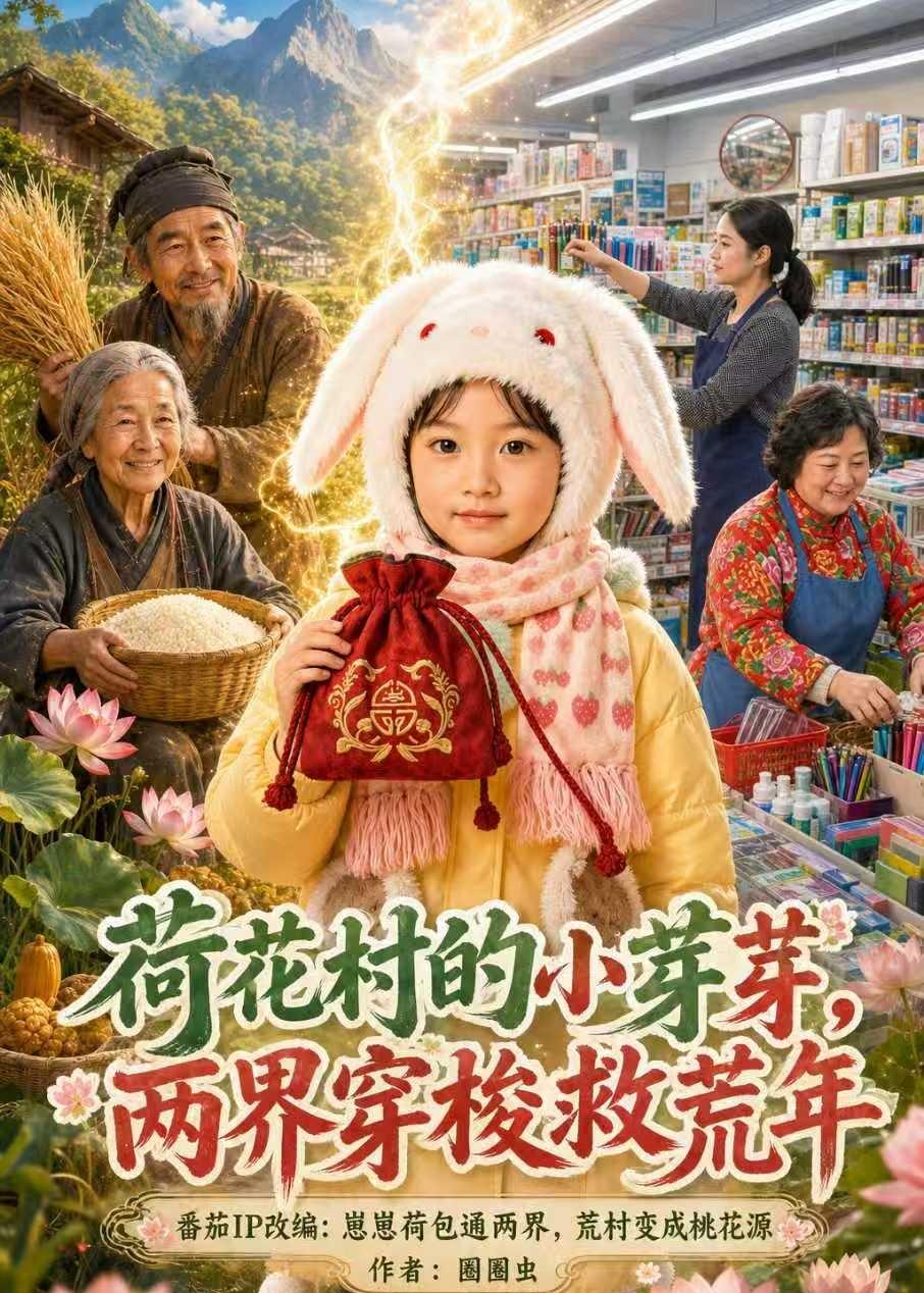 荷花村的小芽芽，兩界穿梭救荒年