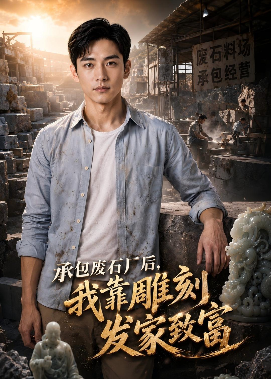 承包废石厂后，我靠雕刻发家致富的封面图