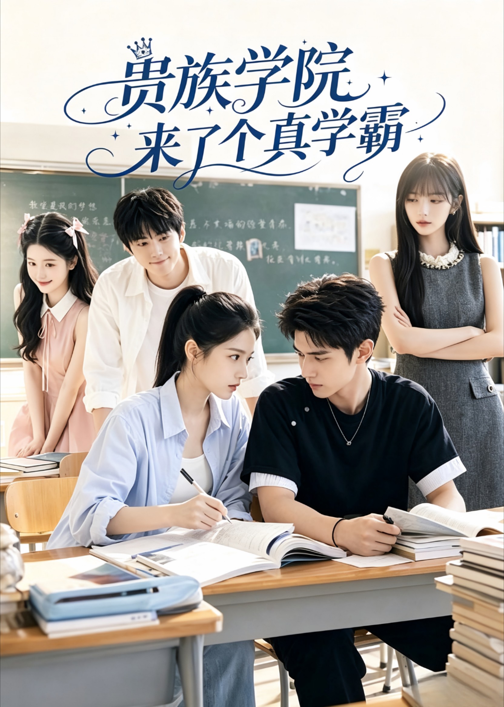 贵族学院来了个真学霸海报