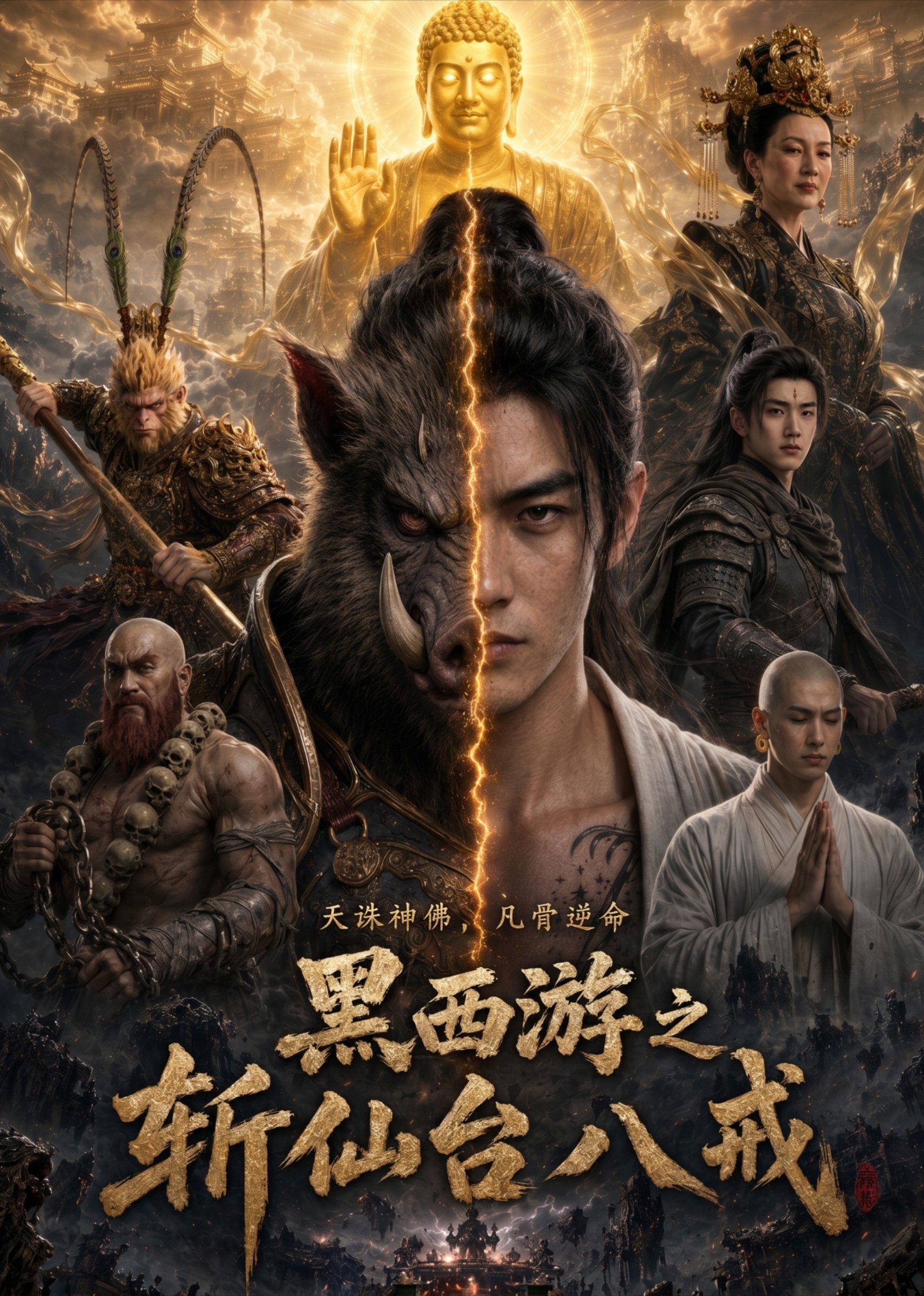 黑西游之斩仙台八戒海报