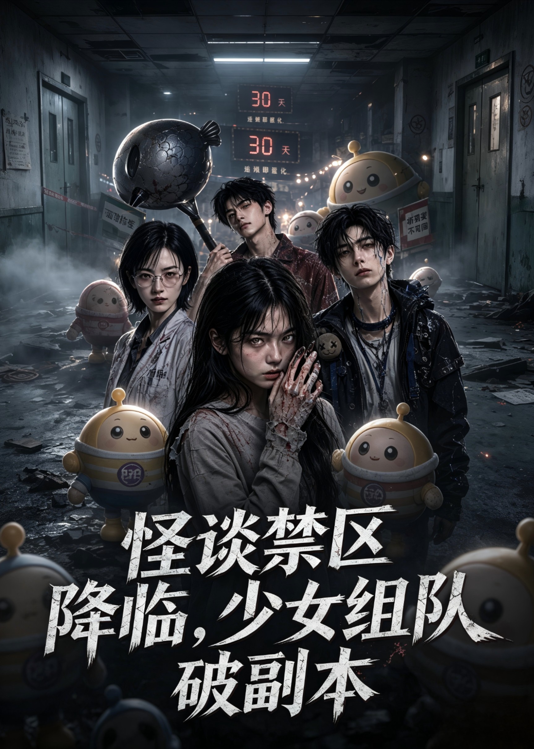 怪谈禁区降临，少女组队破解副本