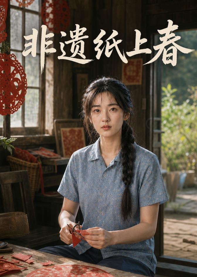 非遗纸上春海报