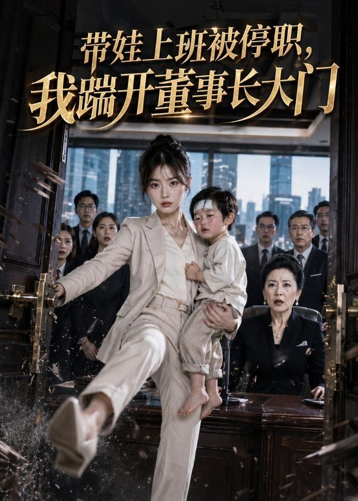 带娃上班被停职,我踹开董事长大门
