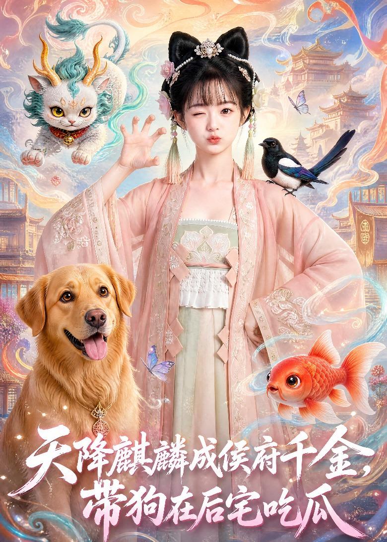 天降麒麟成侯府千金，带狗在后宅吃瓜海报