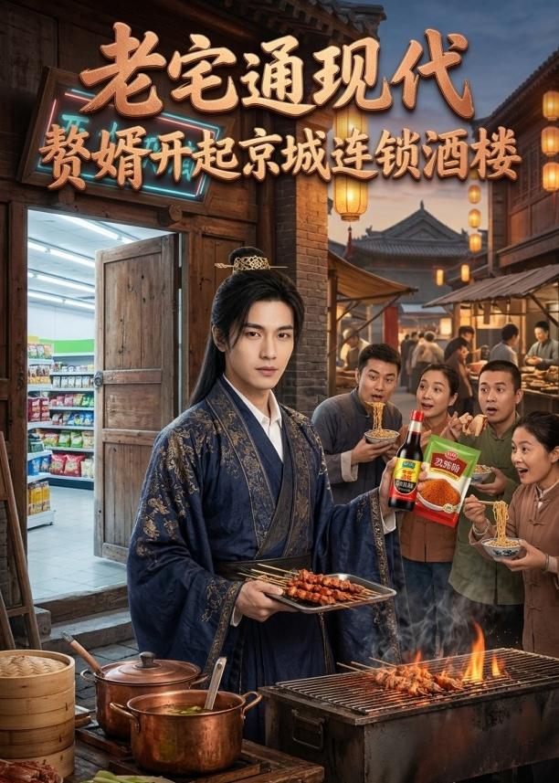 老宅通现代，赘婿开起京城连锁酒楼海报