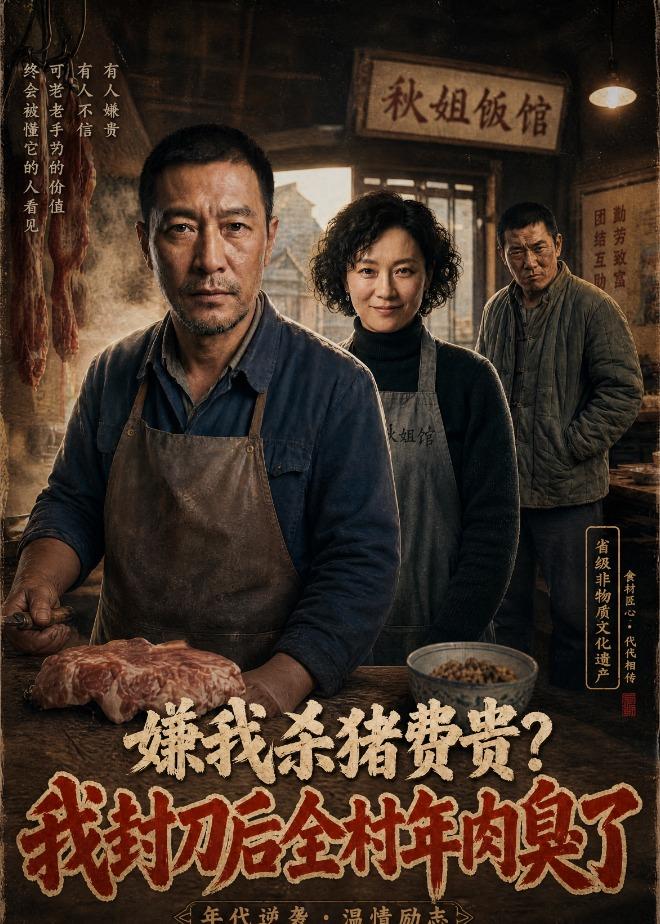 嫌我杀猪费贵，我封刀后全村年肉臭了