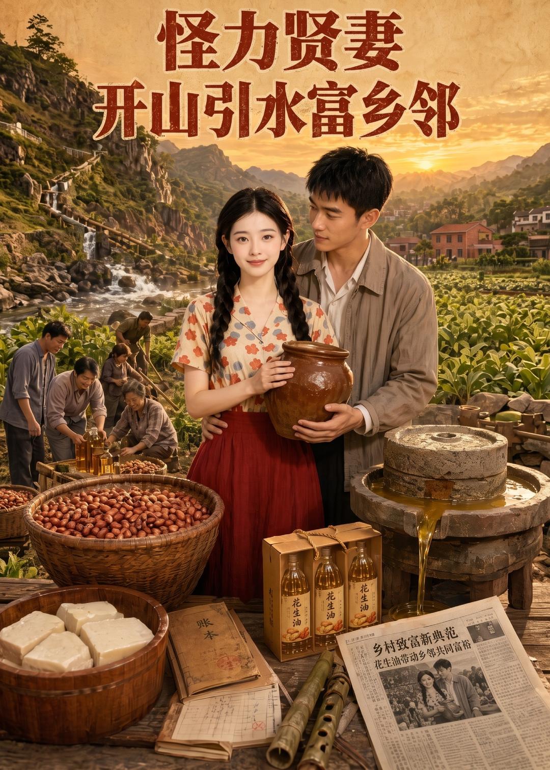 怪力贤妻开山引水富乡邻