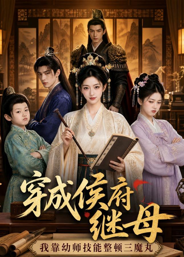 穿成侯府继母，我靠幼师技能整顿三魔丸海报