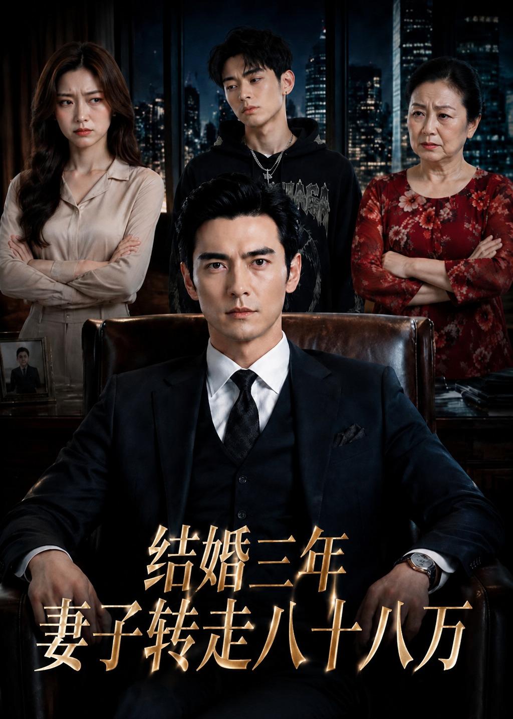 结婚三年，妻子转走八十八万海报