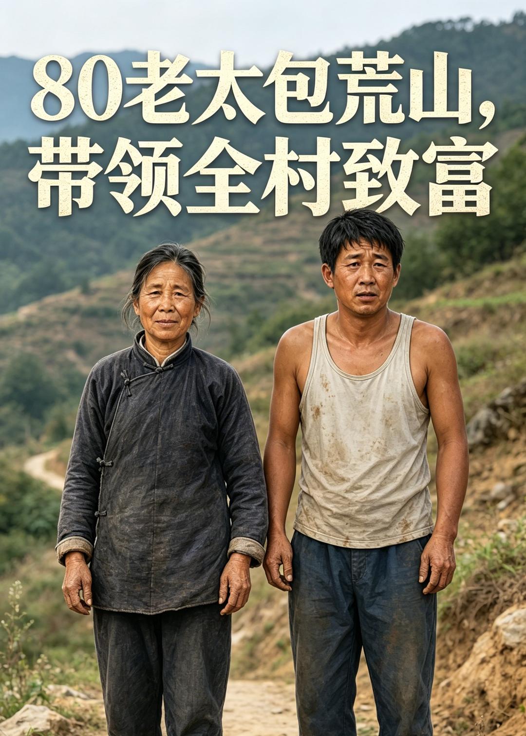 80老太包荒山，带领全村致富