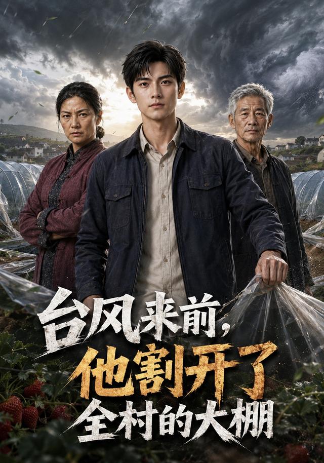 台风来前,他割开了全村的大棚