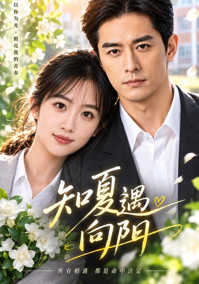 《知夏遇向阳》AI漫剧封面