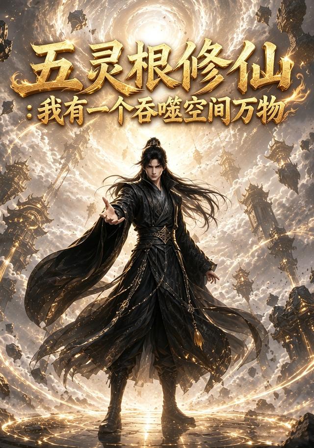 《五灵根修仙：我有一个吞噬空间间万物》AI漫剧封面