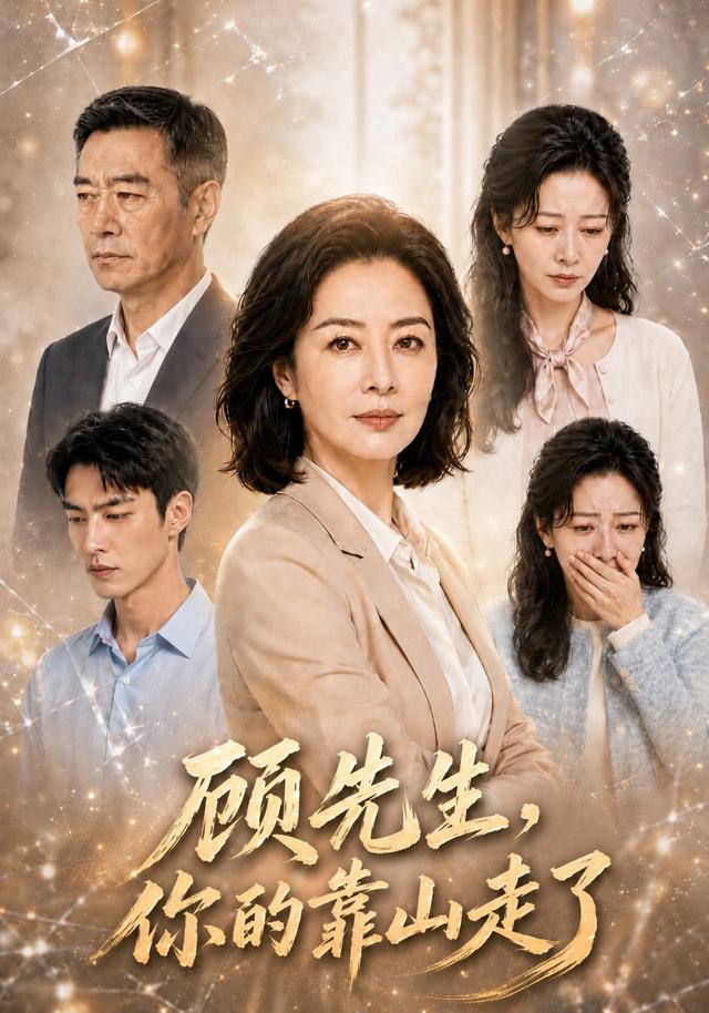 《顾先生，你的靠山走了》AI漫剧封面