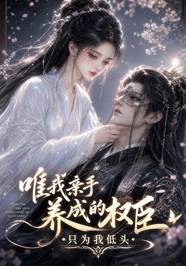 《唯我亲手养成的权臣，只为我低头》AI漫剧封面