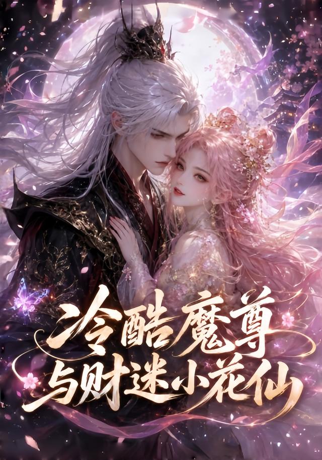 《冷酷魔尊与财迷小花仙》AI漫剧封面