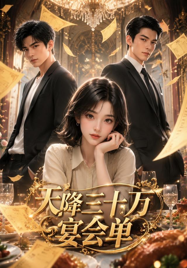 《天降三十万宴会单》AI漫剧封面