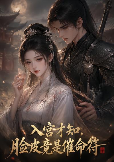 《入宫才知，脸皮竟是催命符》AI漫剧封面