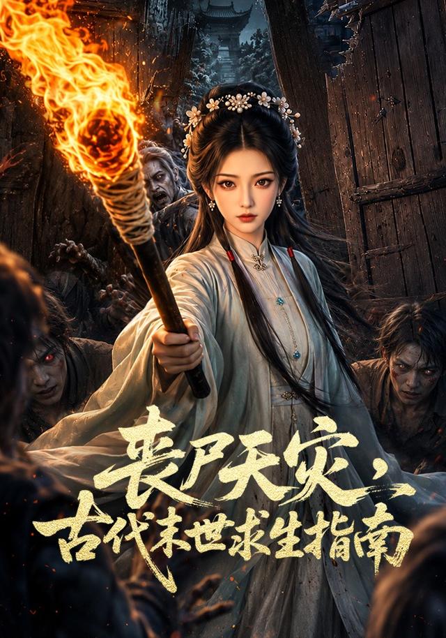 《丧尸天灾，古代末世求生指南》AI漫剧封面