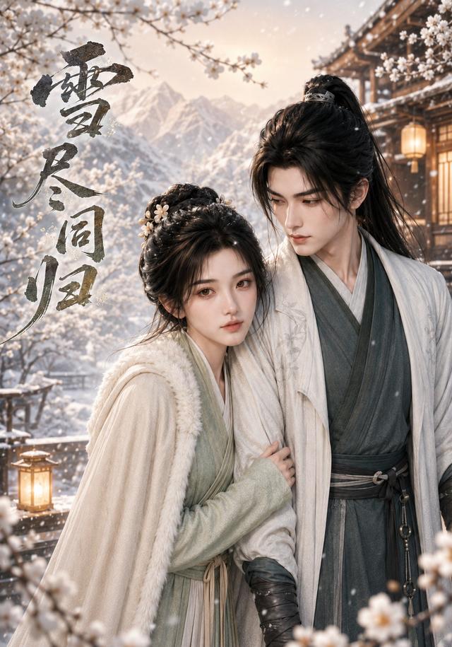 《雪尽同归》AI漫剧封面