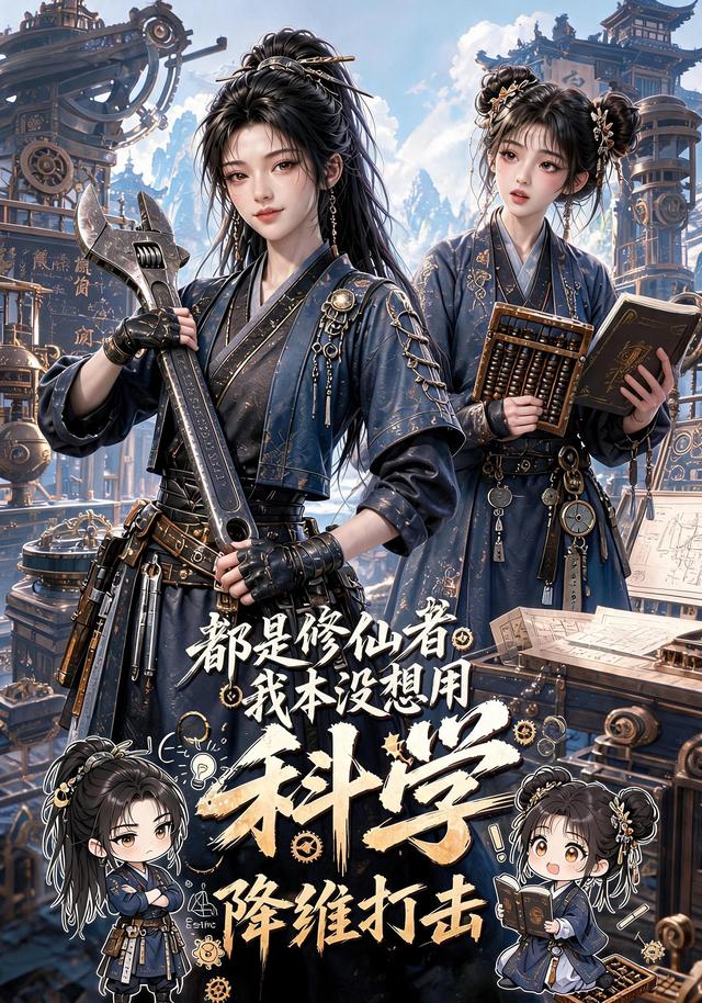 《都是修仙者，我本没想用科学降维打击》AI漫剧封面