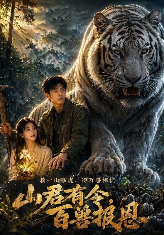 《山君有令，百兽报恩》AI漫剧封面