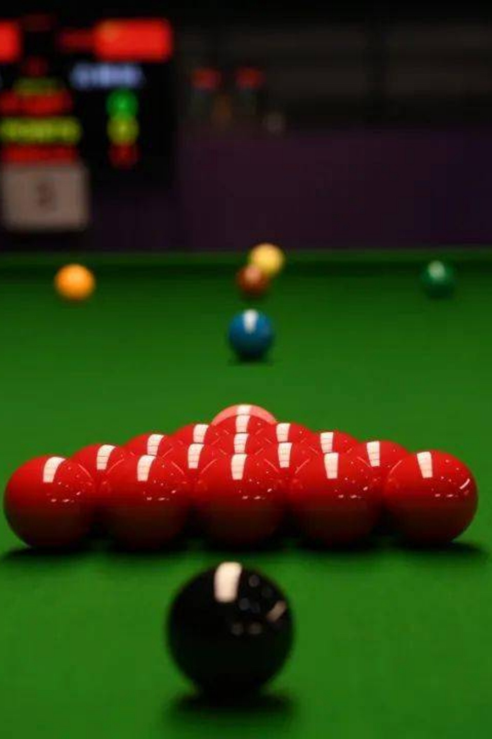 斯诺克武汉公开赛决赛第一阶段：赵心童VS常冰玉