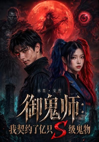 《御鬼师：我契约了亿只s级鬼物》AI漫剧封面