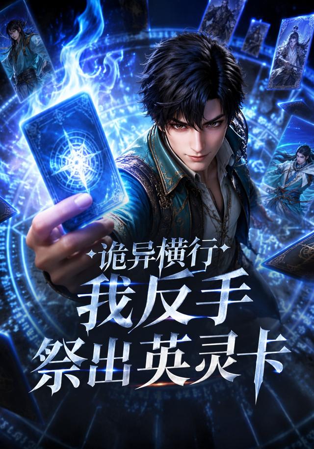 《诡异横行，我反手祭出英灵卡》AI漫剧封面
