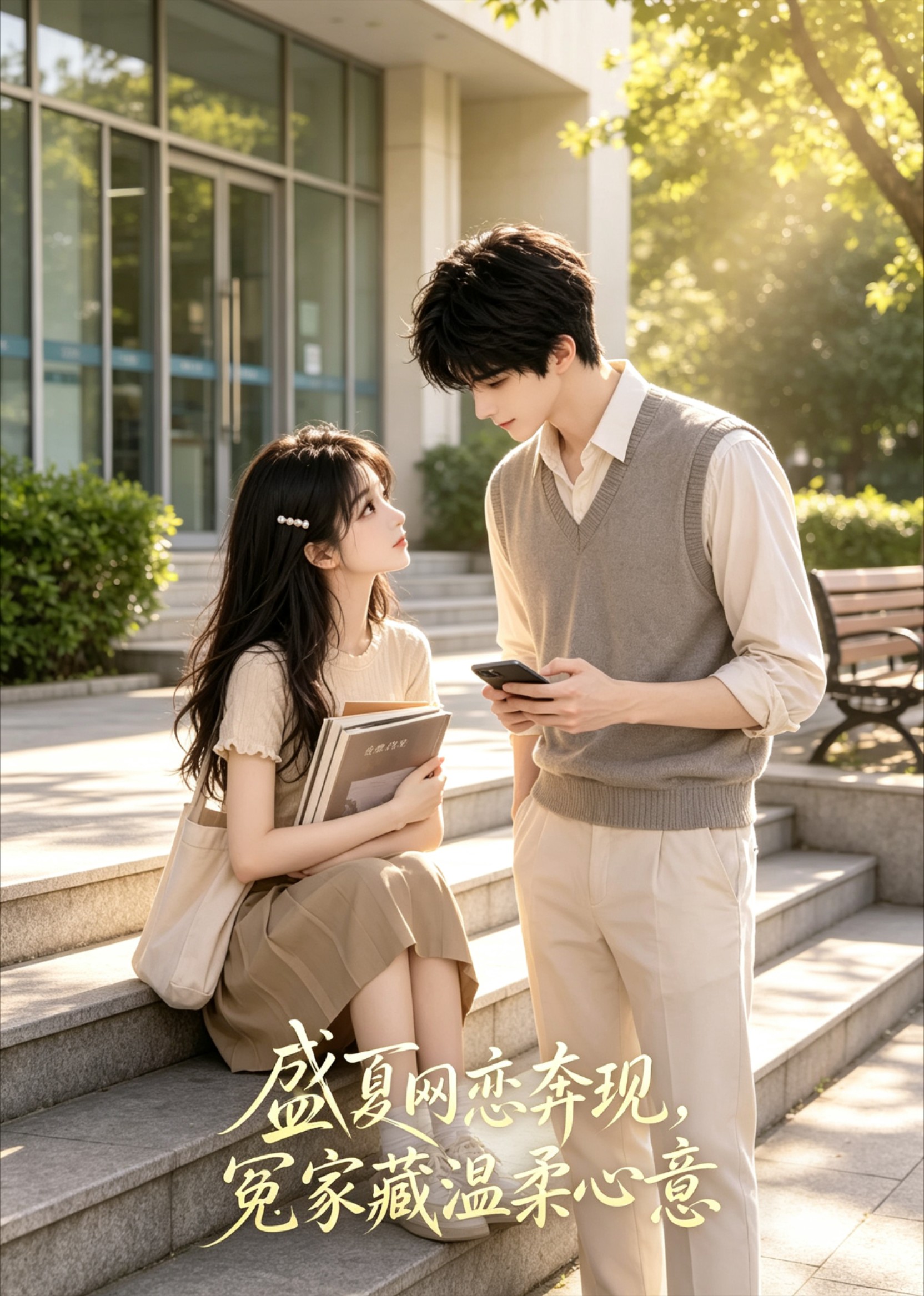 盛夏网恋奔现,冤家藏温柔心意