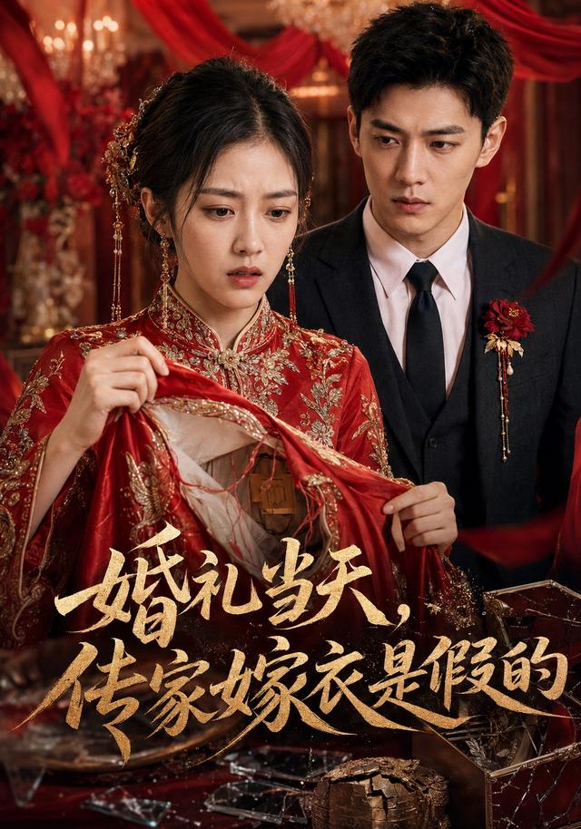 婚礼当天,传家嫁衣是假的AI短剧